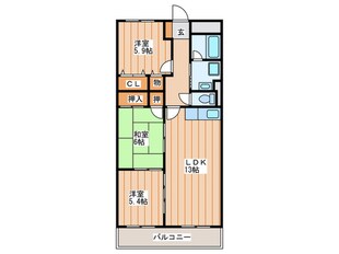 ブランカベルヴィルの物件間取画像